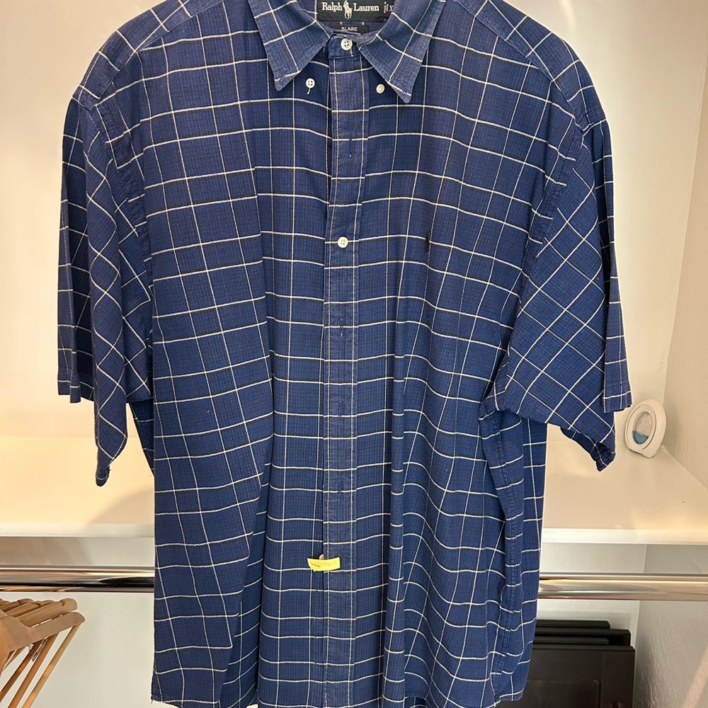 Ralph Lauren Blue Casual Button Down Shirt